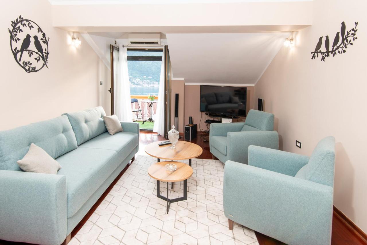 קוטור Apartment Ena With Amazing Sea View מראה חיצוני תמונה